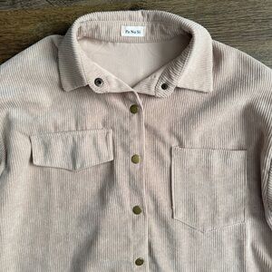 corduroy button down